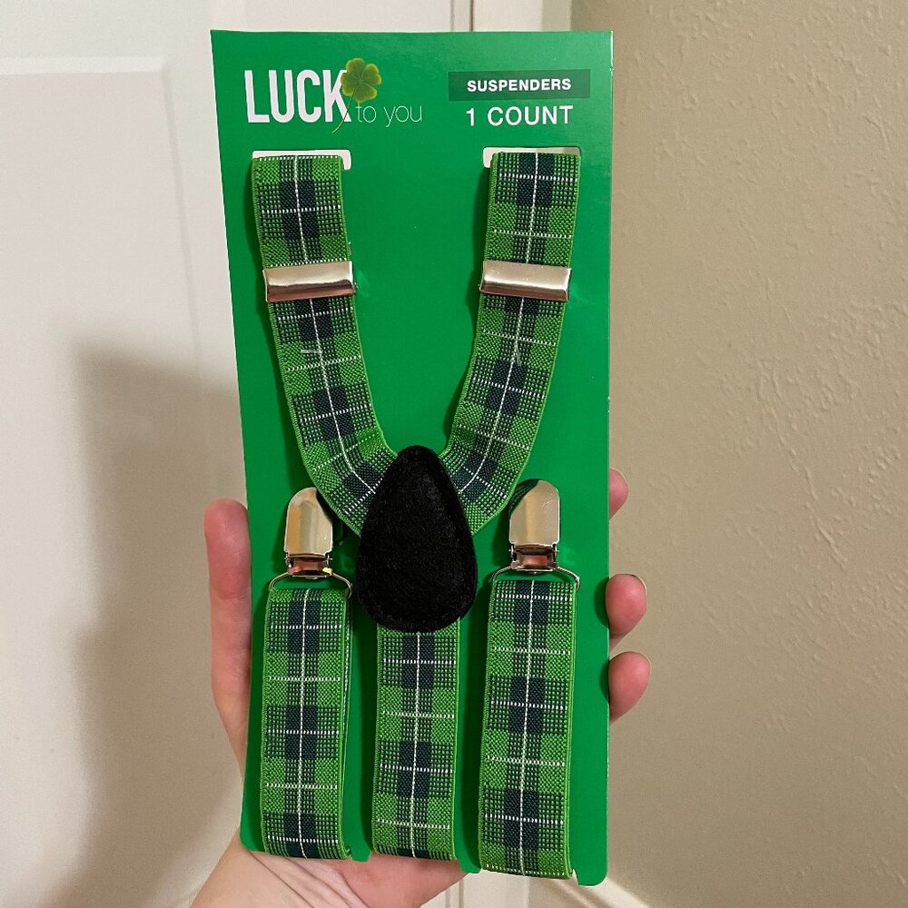 Luck To You - St. Patrick's Day - Costume Suspenders - NWT - MUST BE BUNDLED